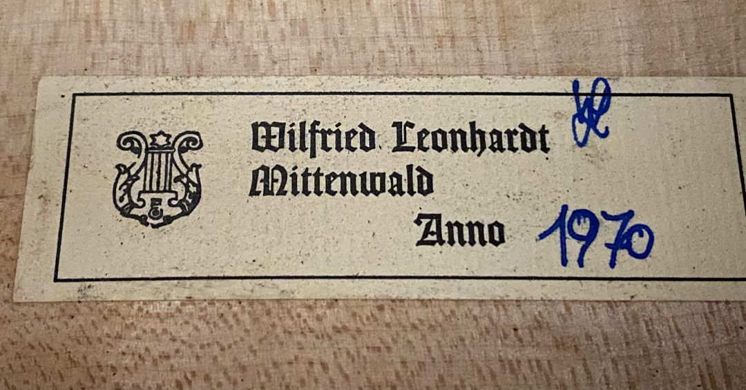 Leonhardt Wilfried - Mittenwald Anno 1970 - 1/2 Cello - C-033k